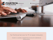 Tablet Screenshot of fourtechsupport.com